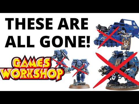 HUGE Space Marine Model Cull!  These Firstborn kits being REMOVED...