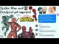 Spider Man Deku And Deadpool Bakugou Get Exposed MHA MHA Texting Story BakuDeku
