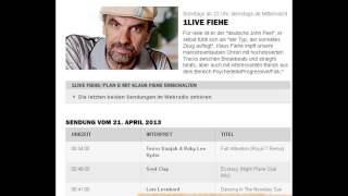 1LIVE spielt Lars Leonhard - Dancing In The Noonday Sun - Fiehe/Plan B mit Klaus Fiehe