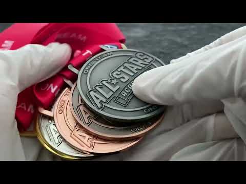 1341 - Plating 2D All Star Six Color Design Honor Medal