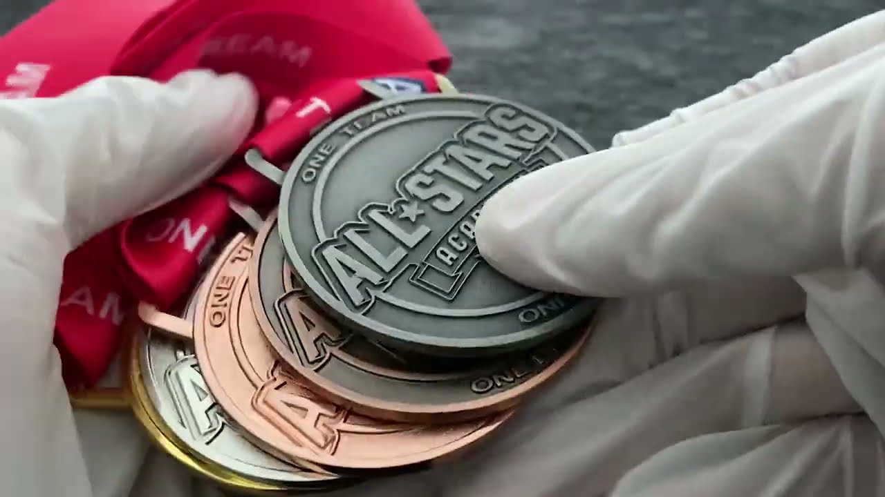 1341 - Plating 2D All Star Six Color Design Honor Medal