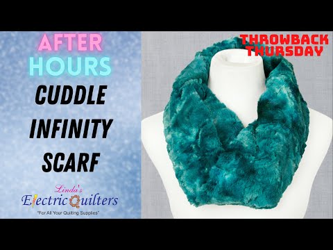 Shannon Cuddle Minky Infinity Scarf in 15 minutes or less!