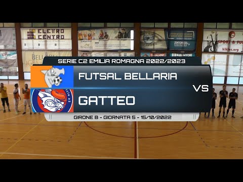 FUTSAL BELLARIA VS GATTEO - SERIE C2 EMILIA ROMAGNA 2022/2023 GIRONR B GIORNATA 5 - 15/10/2022