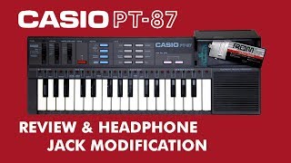 Video thumbnail for Casio PT-87 - Review & Headphone Jack Modification by Keen On Keys