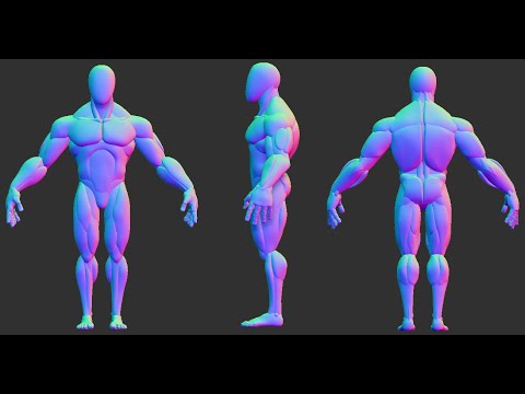 RetroWave Human - Body Blockout - TimeLapse - Part 01