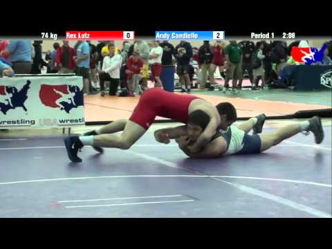 Rex Lutz vs. Andy Candiello at 2013 ASICS University Nationals - FS