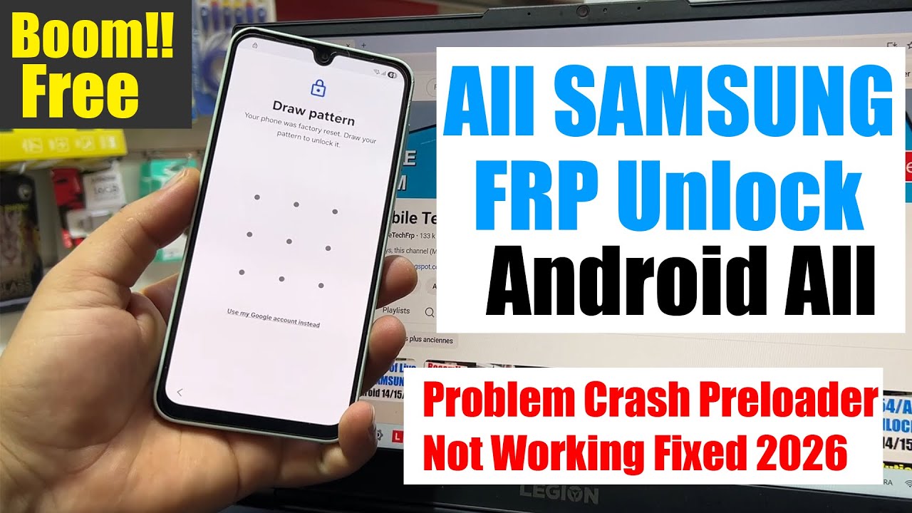 SAMSUNG FRP Tool 2026, Remove Google Account || FRP Bypass