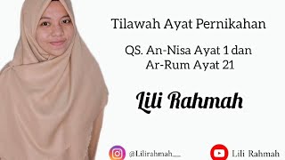 Download lagu Tilawah Ayat pernikahan || Lili Rahmah || (QS. An-Nisa ayat 1 dan Ar-rum ayat 21) mp3 Download lagu Tilawah Ayat pernikahan || Lili Rahmah || (QS. An-Nisa ayat 1 dan Ar-rum ayat 21) mp3