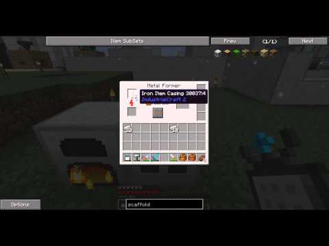 Iron Scaffold - IndustrialCraft 2 Experimental - Minecraft Minute