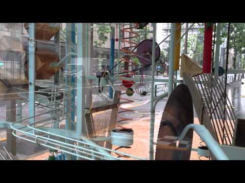 Magic Clock by George Rhoads at Gaien Higashi Street