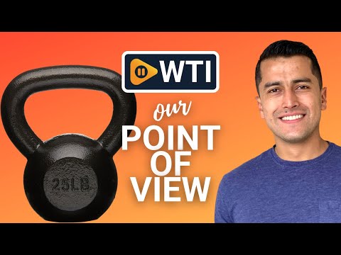 Amazon Basics Cast Iron Kettlebell with Enamel Finish 25 Pounds - WTI product video review