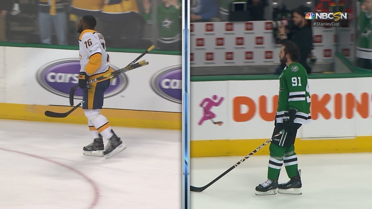 Vidéo: PK Subban doit tellement rire de Tyler Seguin ce matin...