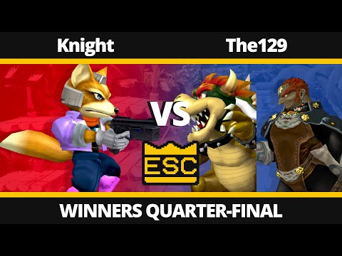 ESC 31 - Winners Quarter-Final - Knight (Fox) Vs. The129 (Bowser, Ganondorf) - SSBM Local Tournament
