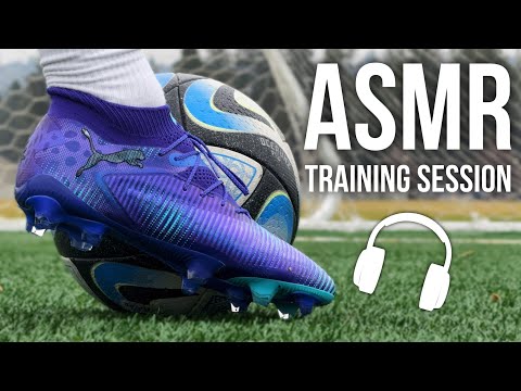 ASMR Training For Soccer / Football In Puma Future 8 