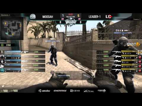 $10,000   RGN Winter Classic II Ro16   Woosah vs Leader 1 bo3 Map 1 Mirage