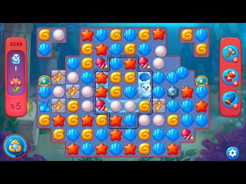 Fishdom Hard Level 9249 (with Double Lightning Booster) @choraelmin