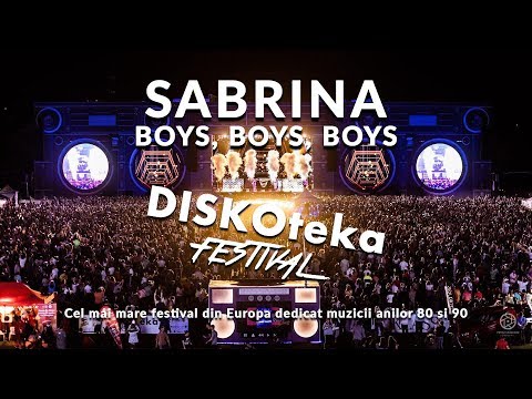 DISKOteka Festival 2019 - Sabrina - Boys, boys, boys #Timisoara #Romania