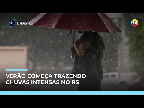 Rio Grande do Sul entra em alerta com previsão de até 200 mm de chuva | #SBTBrasil