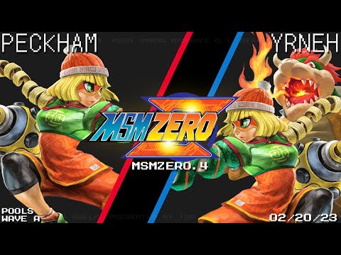 MSM:ZERO.4 - Peckham (Min Min) Vs. Yrneh (Min Min, Bowser) - SSBU - Pools Wave A