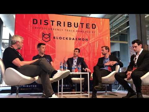 VeriBlock CEO Justin Fisher on "Cryptocurrency Infrastructure" Panel at Distributed Markets 2018
