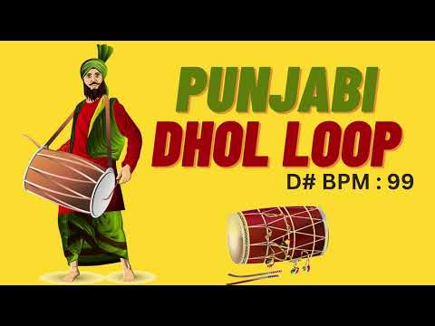 Punjabi Dhol Loop | D# 99 BPM | Best For Jagran | Punjabi Dhol Bhangra