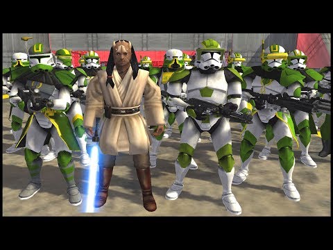 Horn Company Barricades Bunker Defenses! Men of War: Star Wars Mod Battle Simulator