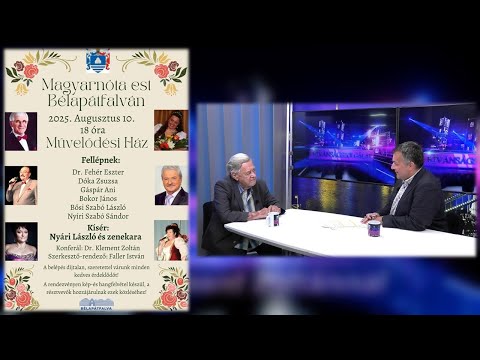 Augusztus 10-én Bélapátfalván várják a magyarnóta-szerető közönséget – vendégünk: Faller István