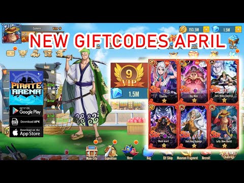 Pirate Arena Mobile New Giftcodes April - One Piece RPG Free V9 & Free SSR