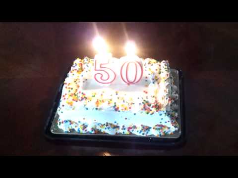 Trudy's 50th birthday cake