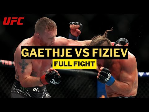 Justin Gaethje vs Rafael Fiziev | UFC 313 Full Fight Lightweight | #ufchighlights