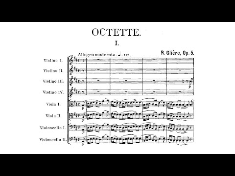 Reinhold Glière - String Octet in D Major, Op. 5