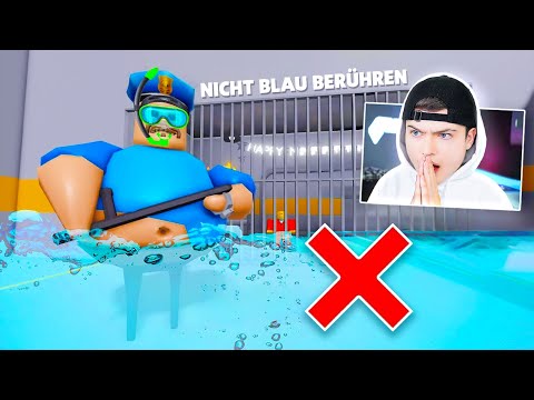 Es ist VERBOTEN BLAU 🔵 in Barry's GEFÄNGNIS zu BERÜHREN! (Roblox)