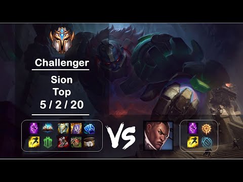 Liên Minh Huyền Thoại Challenger Sion vs Lucian