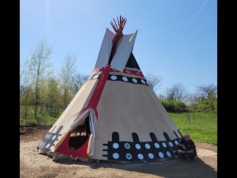 Setting up a Nomadics 26ft Tipi