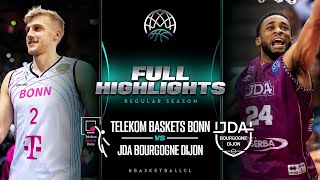 Telekom Baskets Bonn v JDA Bourgogne Dijon | Full Game Highlights | #BasketballCL 2023-24