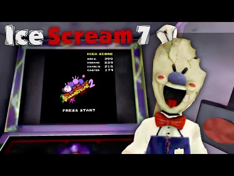 Ice Scream 7 Friends | MiniGame RunnerPillar 2 and Weapon Crossbow |