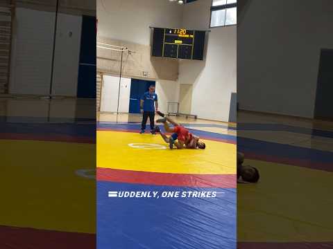Tango Tumble! Wrestler Tries for the Pin, But Opponent's Got Fancy Footwork! Pin Attempt Thwarted!