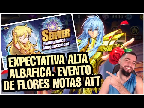 Hype Alto Albafica Br. Evento de Flores e Mais nas Notas de Atualização - Saint Seiya Awakening