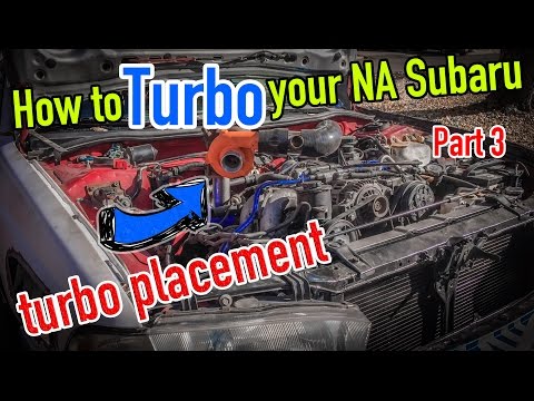 How to turbo your non turbo Subaru - Part 3 - Turbo placement - Dirtcheapdaily : Ep.38