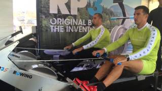 Synkovic brothers from Croatian 2x rowing the RP3 Rowing machine