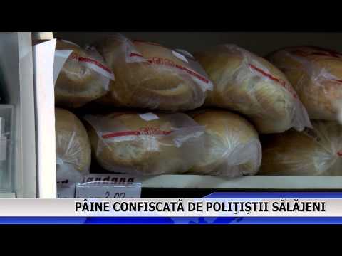 Pâine confiscată de poliţiştii sălăjeni