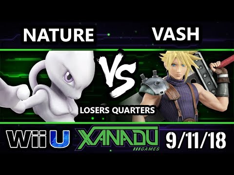 S@X 267 Smash 4 -  Nature (Mewtwo) Vs.  Vash (Cloud) Wii U Losers Quarters