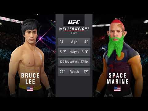 UFC4 | Bruce Lee vs. Space Marine (EA Sports UFC 4)