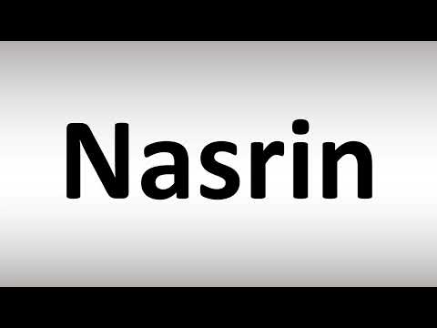 How to Pronunce Nasrin (نسرین, Persian Name)