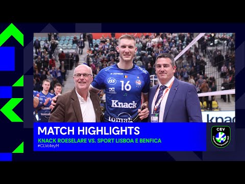 Highlights | Knack ROESELARE vs. Sport LISBOA e Benfica | CEV Champions League Volley 2023