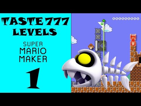 SKILL TESTER (EXPERT) SHOT JUMP - TASTE 777 LEVELS #1 - SUPER MARIO MAKER