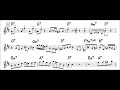 Au Privave - Sax Solo Transcription - as played by Phil Woods