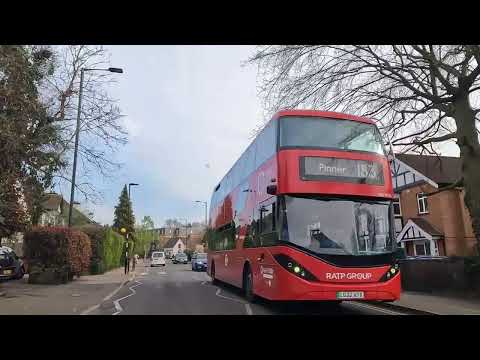 London - Pinner High Street Driving Tour - 4K