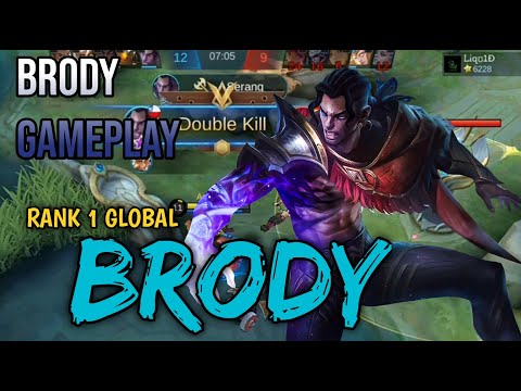 Brody nerf gameplay | top 1 global brody - Mobile Legends: Bang Bang