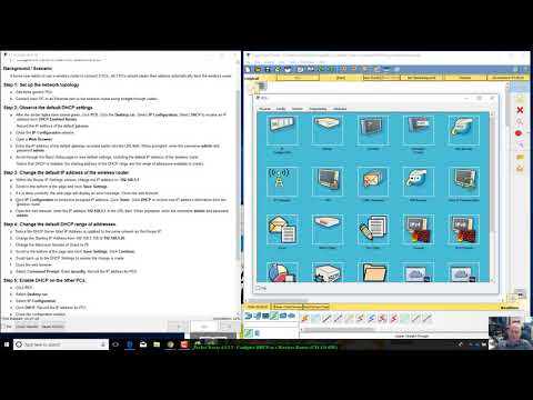 Packet Tracer 4.3.3.3 - Configure DHCP on a Wireless Router